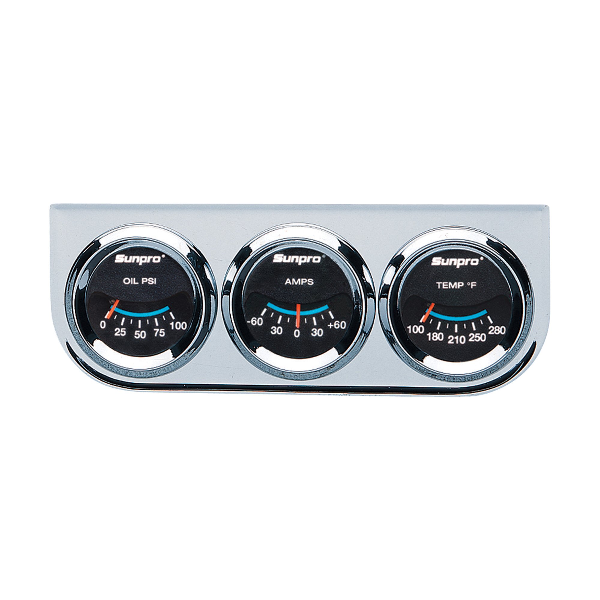 Sunpro Triple Gauge Kit with Amp Gauge, Model# CP7999